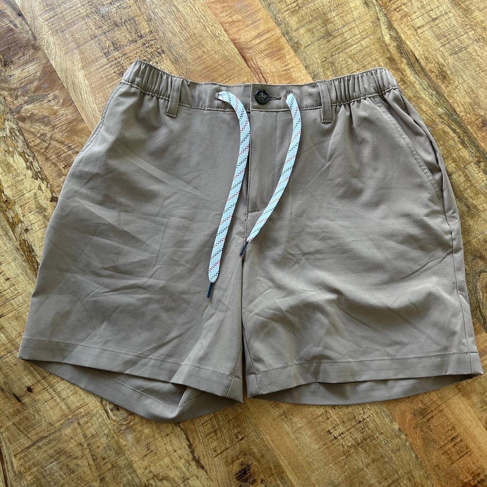 Chubbies Mens 6 Inch Inseam Performance Shorts Khaki Tan Medium Everyday Stretch